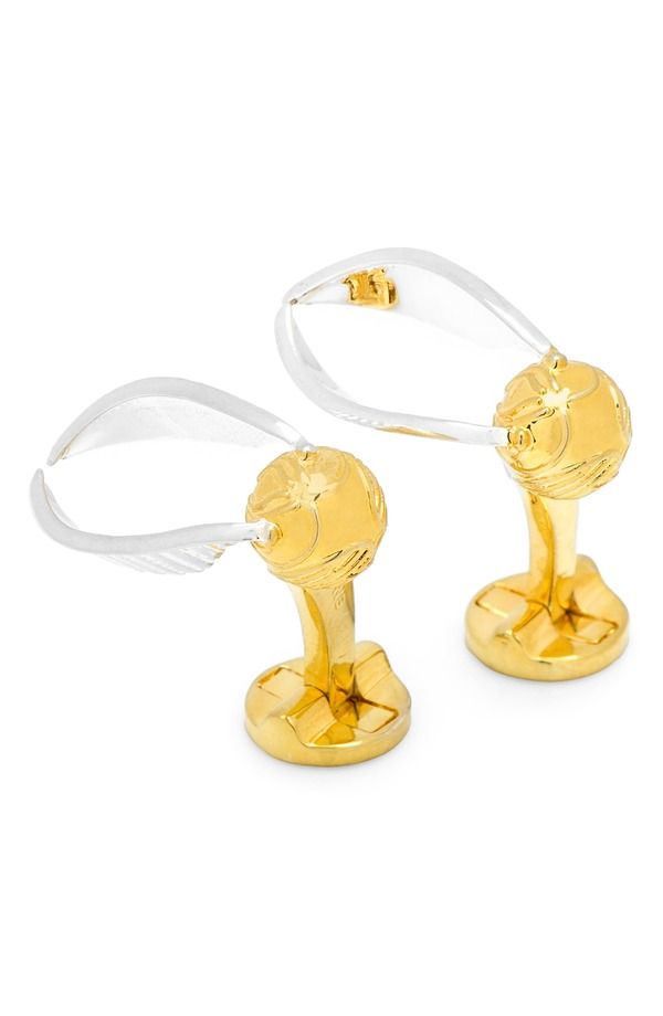 カフリンク メンズ アクセサリー カフスボタン Cufflinks Inc 3D Golden Snitch Cuff Links GOLD ゴールド