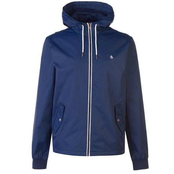 オリジナルペンギン メンズ アウター ジャケット・ブルゾン Original Penguin Mens Ratner Water and Wind Resistant Hooded Long Slee