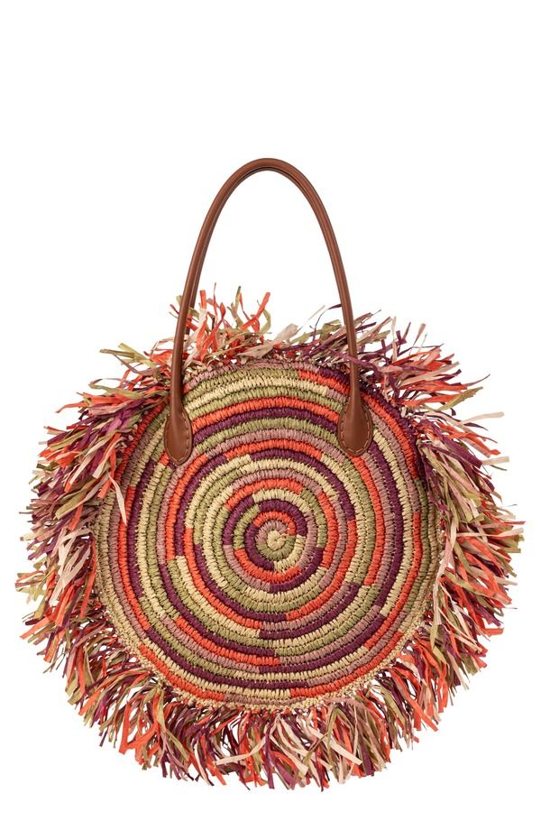 サムエデルマン レディース バッグ フリンジ Sam Edelman Lily Fringe Circular Tote RUST ラスト