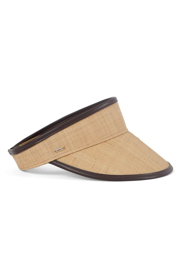 ユージニアキム レディース アクセサリー 帽子 Eugenia Kimicky Raffia Visor IVORY アイボリー