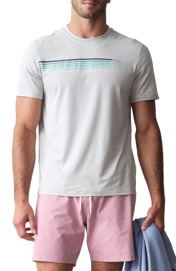 マリーン レイヤー メンズ トップス シャツ グラフィック Marine Layer Sport Graphic TShirt HIGH RISE