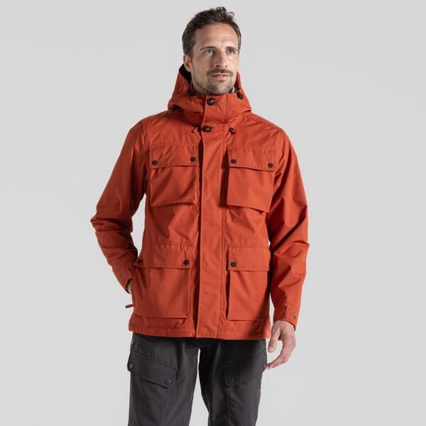 クラッグホッパーズ メンズ アウター ジャケット・ブルゾン Craghoppers Hartley Jacket Red Beach レッド