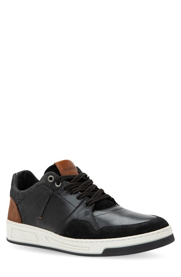 ナオト メンズ シューズ スニーカー Naot Speed Sneaker Men BLACK BROWN LEATHER COMBO ブラック