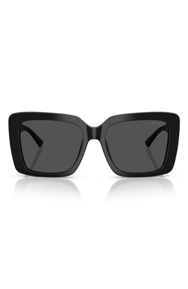 ジミーチュー レディース アクセサリー サングラス・アイウェア Jimmy Choo 54mm Square Sunglasses BLACK DARK GREY ブラック 40,170円