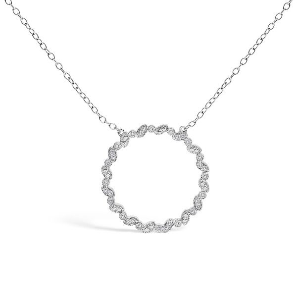 ハウスオブブリリアンス レディース アクセサリー ネックレス・チョーカー レース Haus of Brilliance Silver 17 Cttw Lab Grown Diamond Beaded