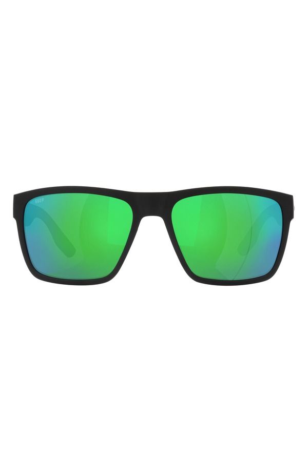 コスタデルマール メンズ アクセサリー サングラス・アイウェア Costa Del Mar Paunch XL 59mm Square Sunglasses GREEN グリーン