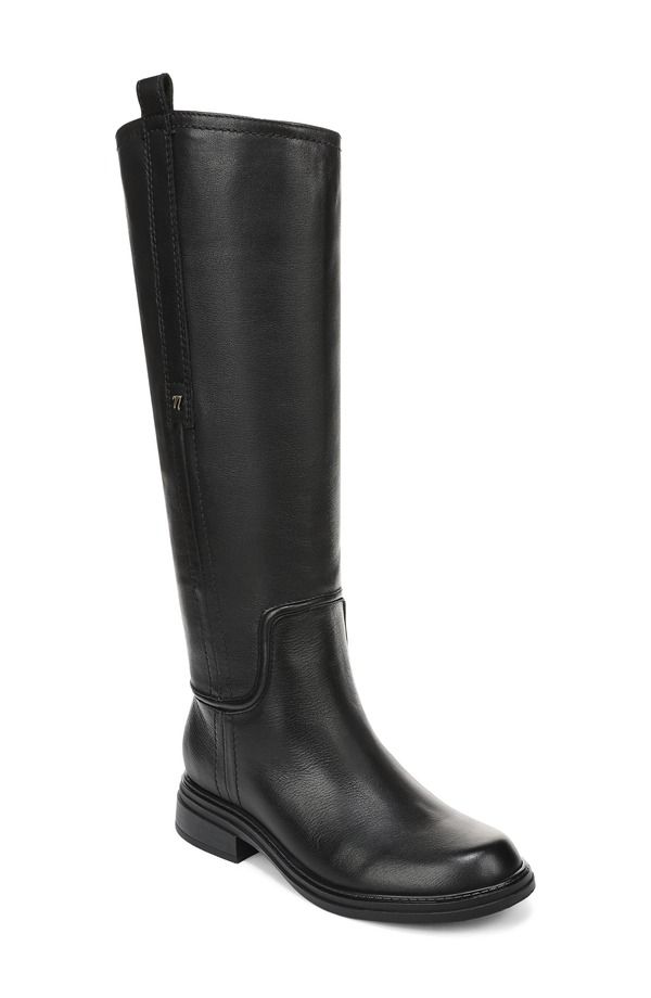 ナチュライザー レディース シューズ ブーツ・レインブーツ Naturalizer Olive Knee High Boot Women BLACK LEATHER ブラック