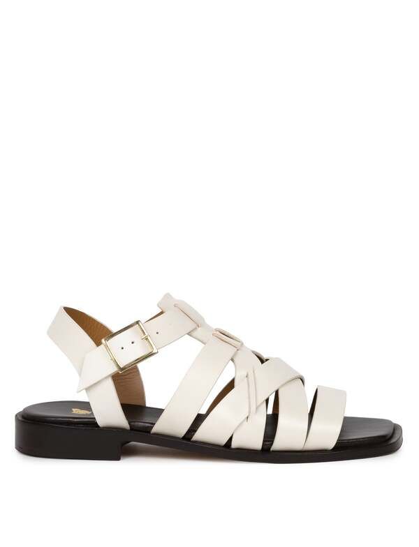 ボビーズ レディース シューズ サンダル Bobbies Marlis Flat Sandals Women Milk