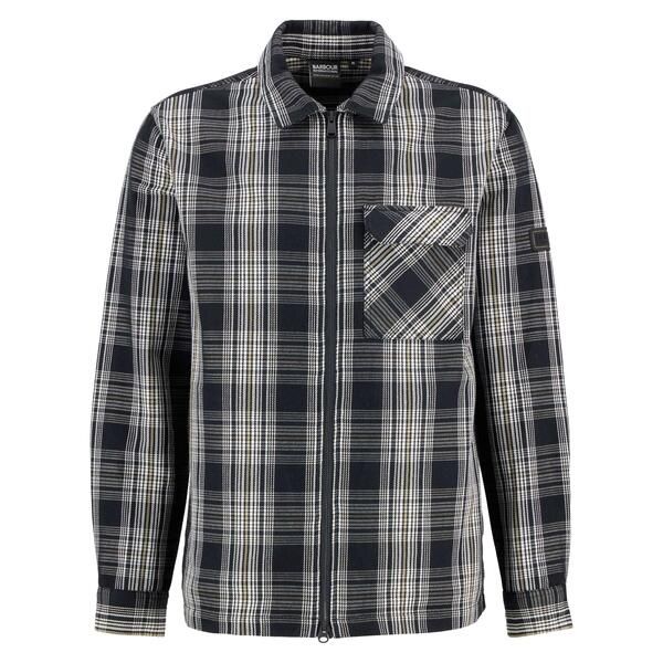 バブアー メンズ トップス シャツ Barbour International Menseafileld Overshirt Black BK11 ブラック