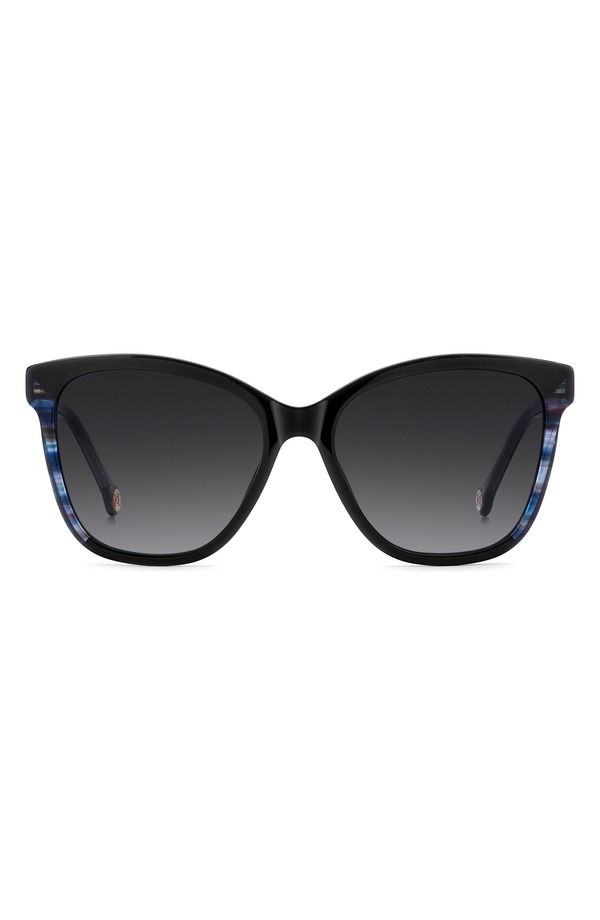 キャロライナヘレラ レディース アクセサリー サングラス・アイウェア Carolina Herrera 56mm Gradient Butterfly Sunglasses BLACK DARK GR 43,420円