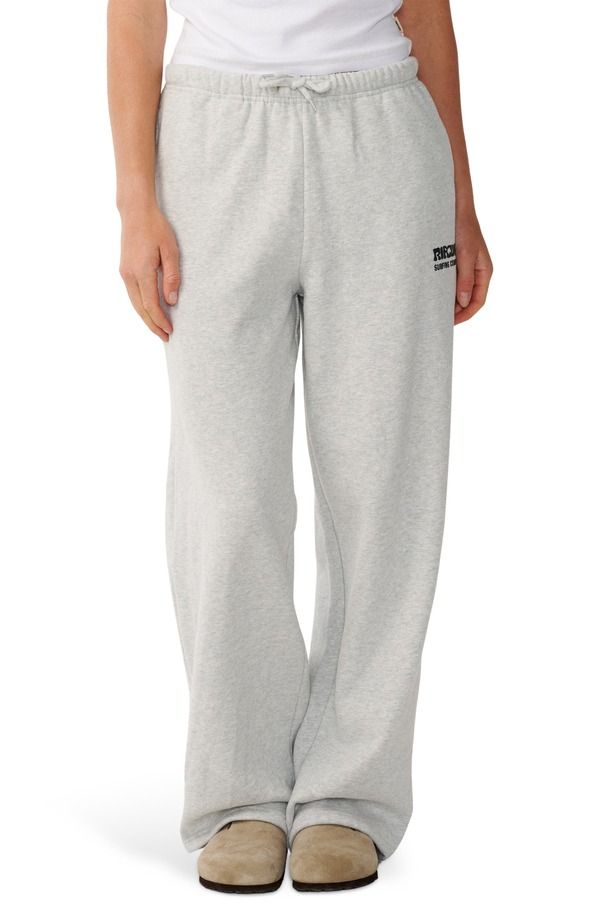 リップカール レディース ボトムス カジュアルパンツ ワイドレッグ スウェットパンツ Rip Curl Surf Puff Wide Leg Sweatpants GREY MARLE BLACK ブ