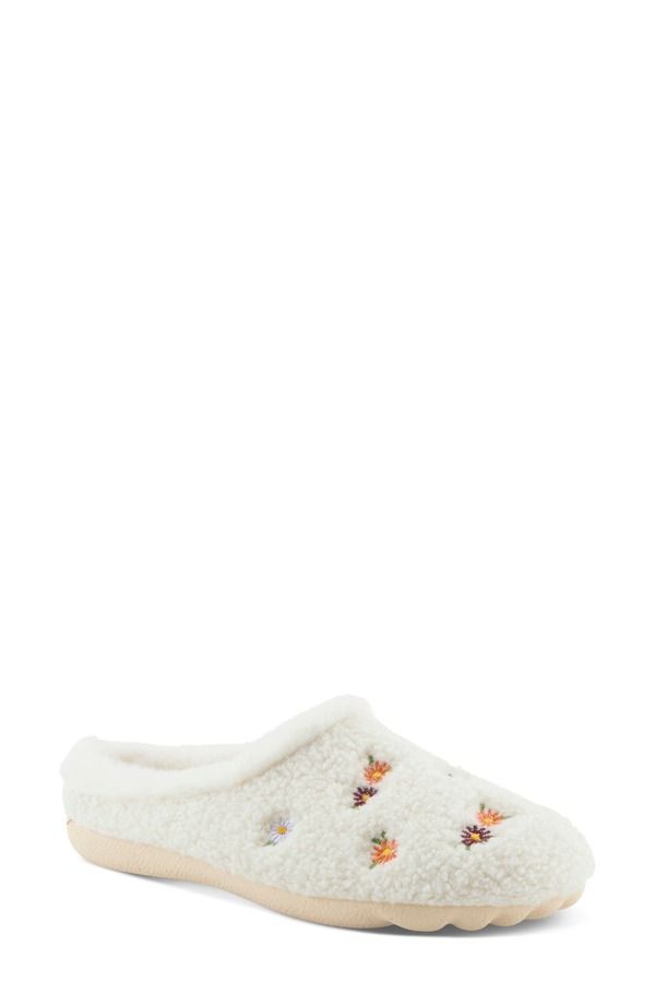 フレクサス レディース シューズ サンダル Flexus by Spring Step Abouquet Mule Slipper Women OFF WHITE オフホワイト