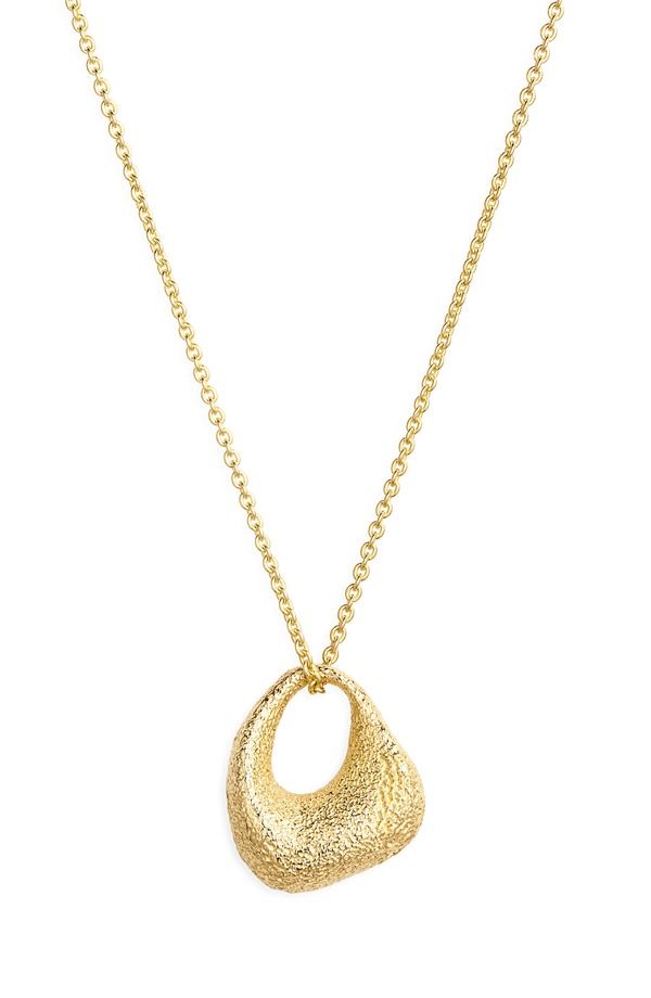 モニカヴィナダー レディース アクセサリー ネックレス・チョーカー レース Monica Vinader Antica Texture Pendant Necklace 18CT GOLD VERME