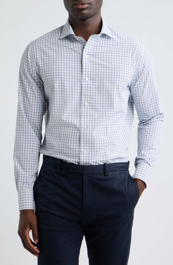 ピーター・ミラー メンズ トップス シャツ ダウン Peter Millar Herb Tailo red Fit Check Performance Poplin ButtonDown Shirt