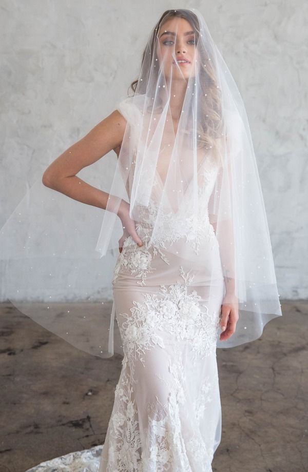 ブライズ ヘアピンズ レディース アクセサリー Brides Hairpins Blanche Double Layer Veil Nordstrom Exclusive IVORY アイボリー