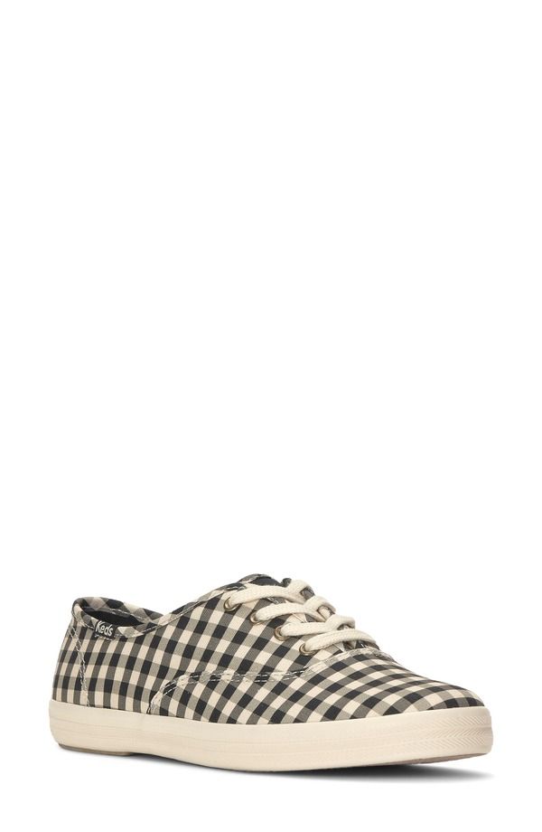 ケッズ レディース シューズ スニーカー レース Keds Champ LaceUp Sneaker Women BLACK PARCHMENT ブラック