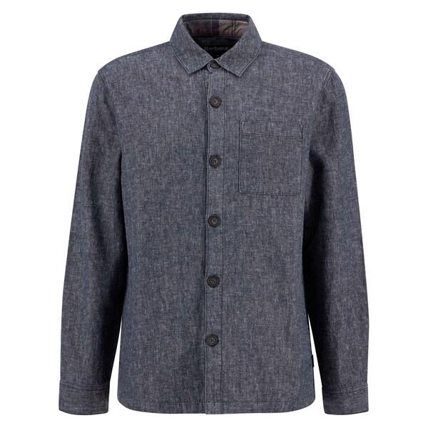 バブアー メンズ トップス シャツ Barbour Mens Overshirt Navy NY91 ネイビー