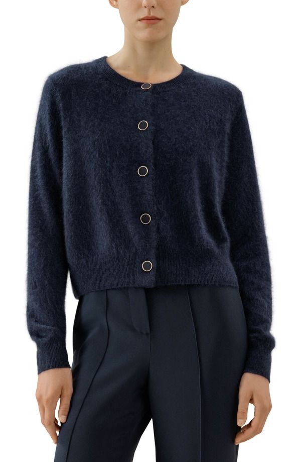 リリーシルク レディース アウター パーカー・スウェット カーディガン Lilysilk Womens UltraSoft Brushed Cashmere Cardiga navy Blue ネイビ 43,680円