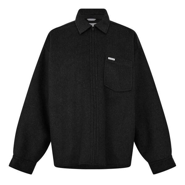 バレンシアガ メンズ トップス シャツ Balenciaga Mens Overshirt Heather Grey グレー