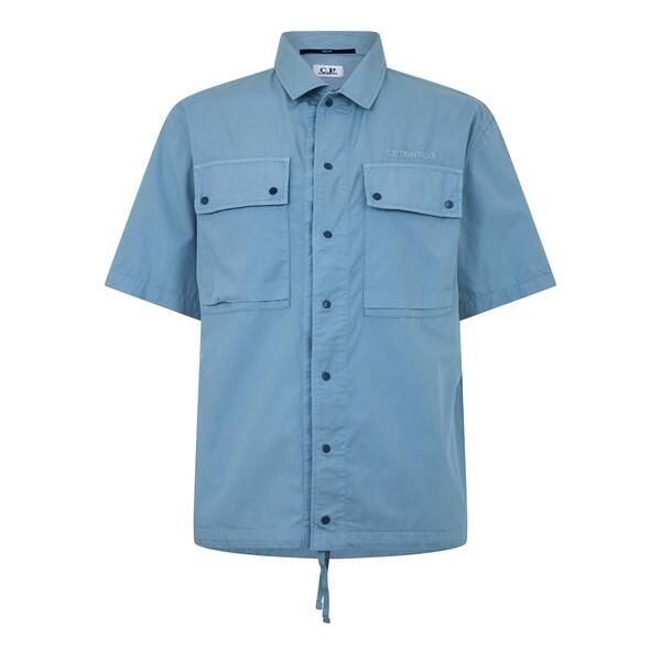 シーピーカンパニー メンズ トップス シャツ CP Company Mens Overshirt Silver Blue 809 ブルー 51,480円