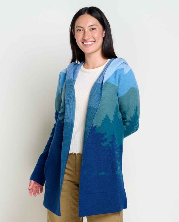 トードアンドコー レディース アウター パーカー・スウェット Toad Co Merino Heartfelt Hoodie Atlantic Treeline Scenic