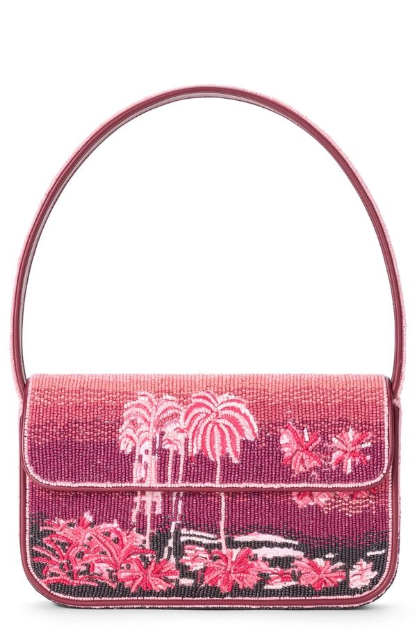 スタウド レディース バッグ STAUD Tommy Beaded Shoulder Bag CALIFORNIA CLOUDS 44,880円