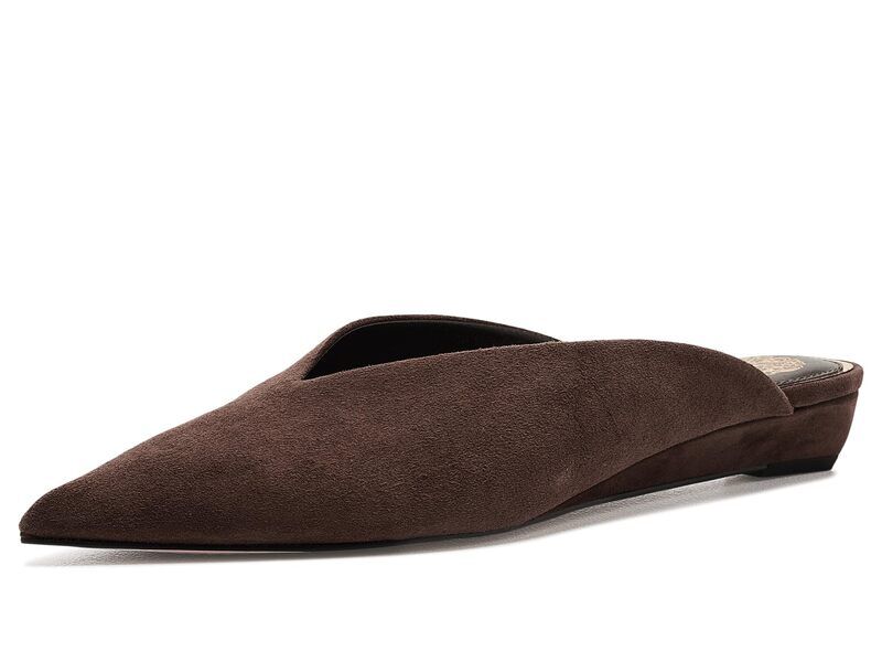 ヴィンスカムート レディース シューズ サンダル Vince Camuto Vinia SlipOn Flat Mules Brownie 19,965円