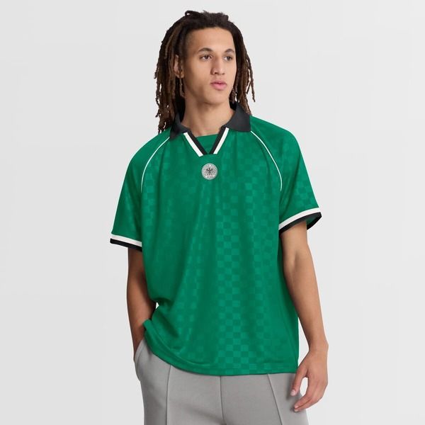 ファナティクス メンズ トップス シャツ Vネック ジャージー Mens Fanatics Green Germany National Team Retro Raglan VNeck Fashion