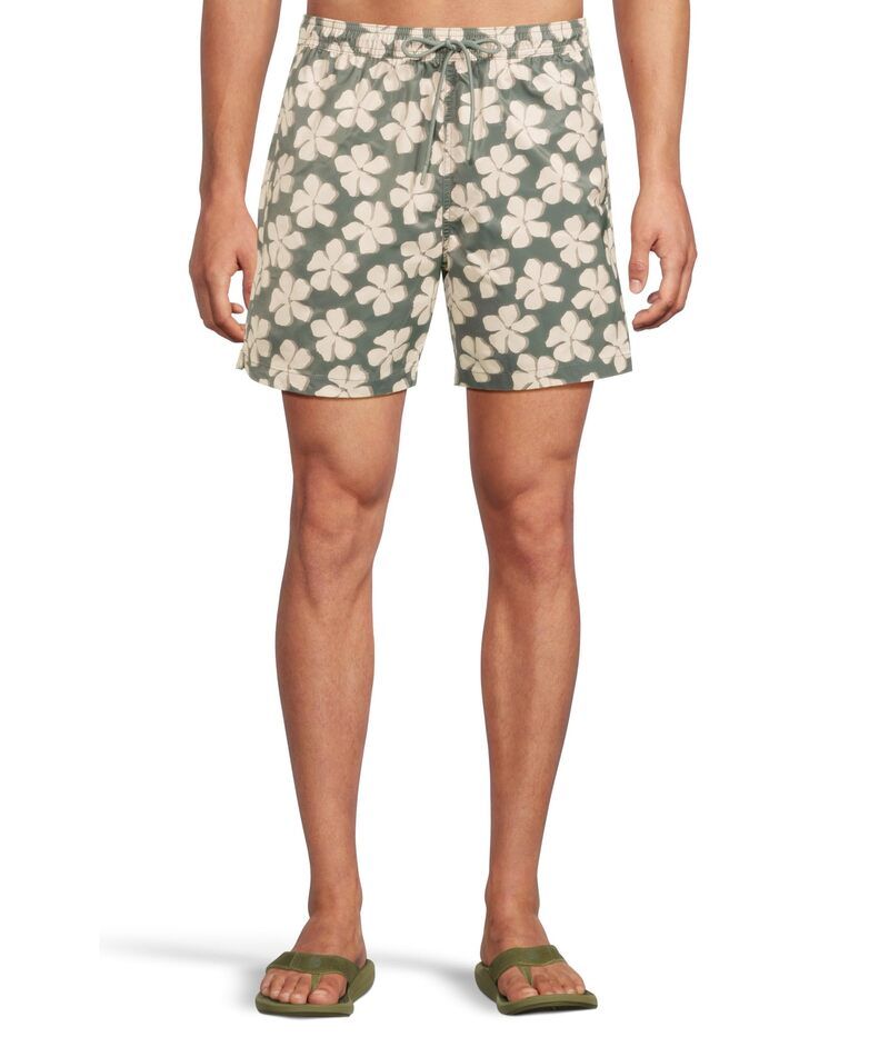 チャビーズ メンズ ボトムス ハーフパンツ・ショーツ ショートパンツ Chubbies The Daisy Chain 6 Freestyle Shorts Olive Pattern Based オ
