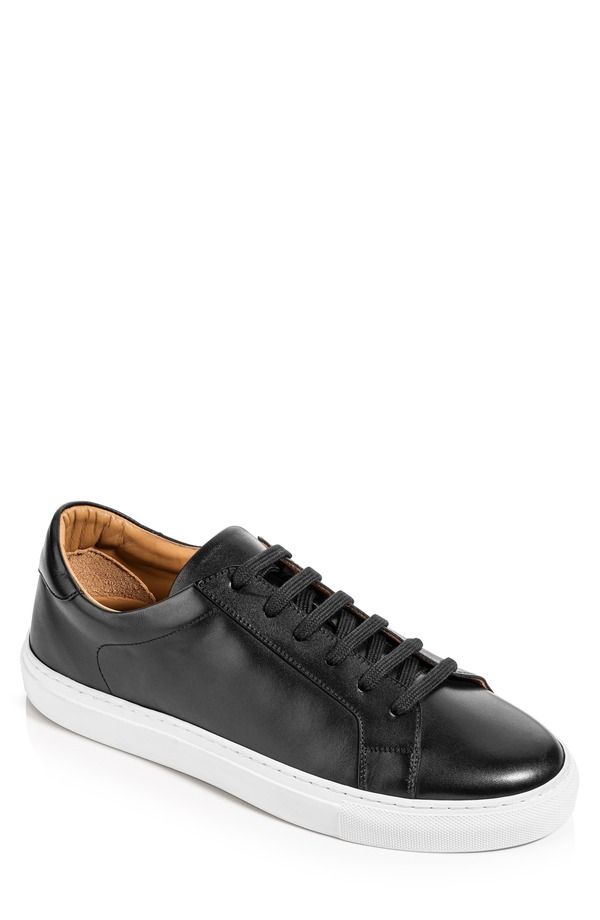 トゥーブート メンズ シューズ スニーカー レザー TO BOOT NEW YORK Gavin Leather Low Top Sneaker Men BLACK ブラック