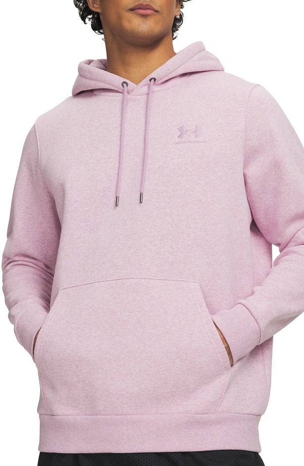 アンダーアーマー メンズ アウター パーカー・スウェット フリース Under Armour UA Icon Fleece Hoodie MAUVE PINK LIGHT HEATHER ヘザー