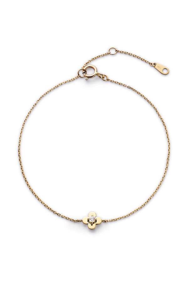 アナルイサ レディース アクセサリー ブレスレット・バングル・アンクレット ミニ Ana Luisa Solid Yellow Gold Mini Flower Bracelet Diamond イエ 46,080円
