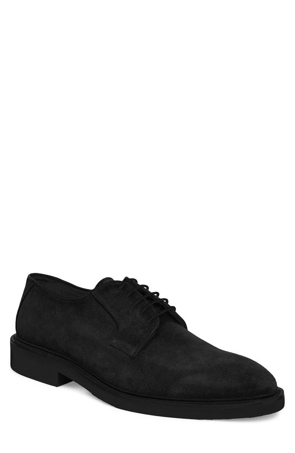 ブルーノマグリ メンズ シューズ スエード ダービー Bruno Magli Vasto Suede Plain Toe Derby Men BLACK SUEDE ブラック