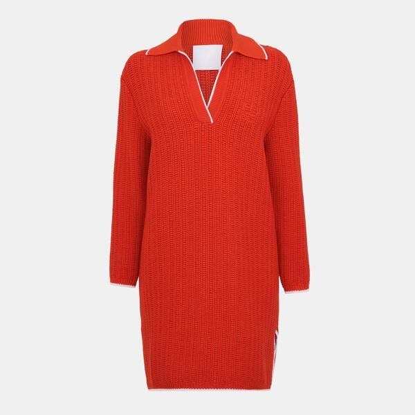 ジバンシー レディース トップス ポロシャツ GIVENCHY 4g Polo Dress Orange オレンジ
