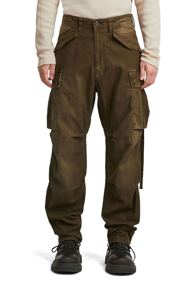 ジースター メンズ ボトムス カジュアルパンツ カーゴパンツ コットン GSTAR MA1 Organicotton Cargo Pants VINTAGE DUST WREN GD