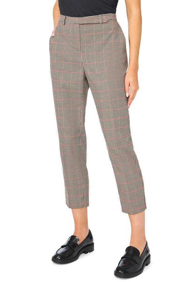 ハロゲン レディース ボトムス レギンス ハイウエスト プチ パンツ Halogen Tailo red High Waist Cropants Petite Regular RICH BLACK ブ