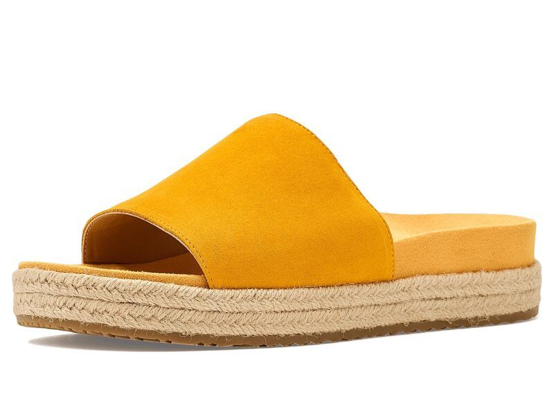 バイオニック レディース シューズ サンダル VIONIC Yasminamber Yellow Suede イエロー