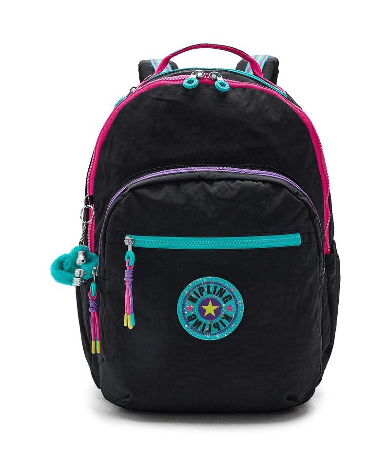 キプリング メンズ バッグ バックパック・リュックサック Kipling Seoul Extra Large Black Fun C ブラック