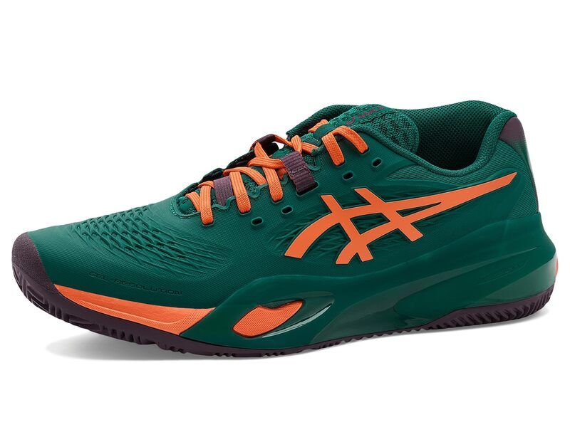 アシックス メンズ シューズ スニーカー ASICS GelResolution X Padel Jewel GreenEnergy Orange オレンジ