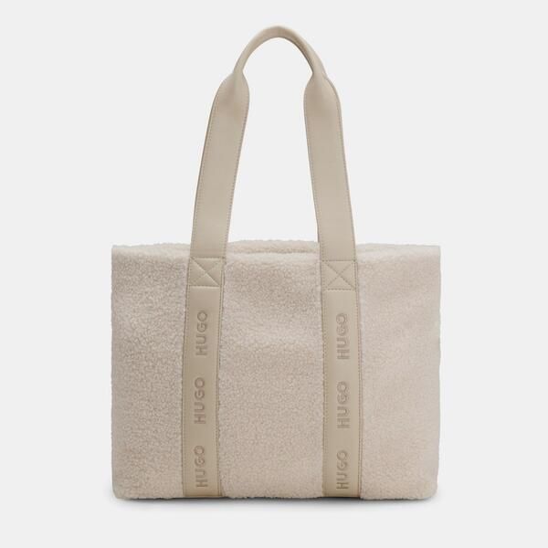 フューゴ レディース バッグ Hugo Womens Red Tote Bag Open White 118 ホワイト