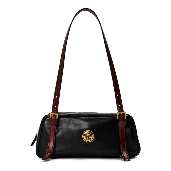 ヴェルサーチ レディース バッグ Versace Womens Tag Shoulder Bag Black Rosewood ブラック