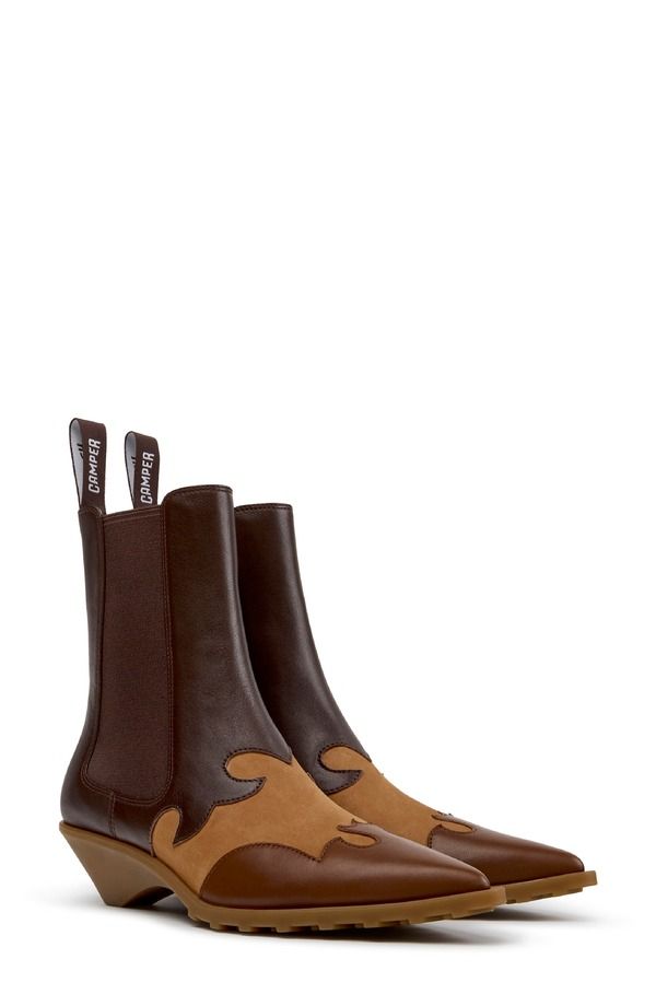 カンペール レディース シューズ ブーツ・レインブーツ チェルシーブーツ チェルシー Camper Anita Pointed Toe Chelsea Boot Women MEDIUM BROWN 49,680円