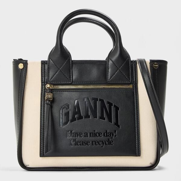 ガニー レディース バッグ Ganni S Pocketote Ld61 Black ブラック
