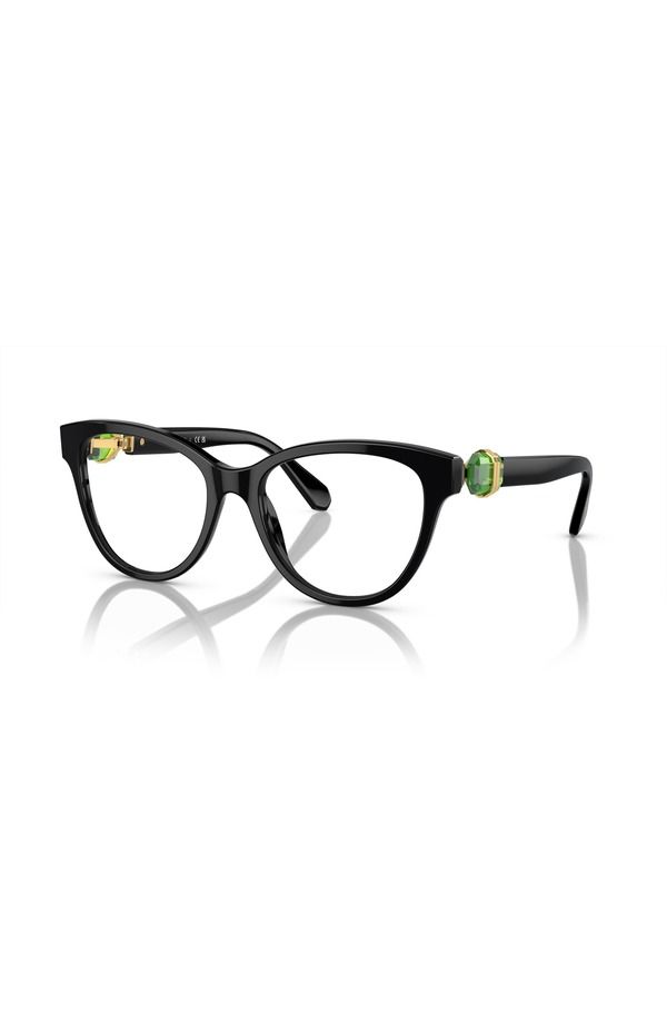 スワロフスキー レディース アクセサリー サングラス・アイウェア Swarovski 52mm Round optical glasses Black ブラック 50,280円