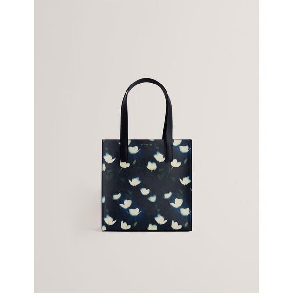 テッドベーカー レディース バッグ プリント Ted Baker Small Tuliprinted Icon Tote Bag Navy ネイビー