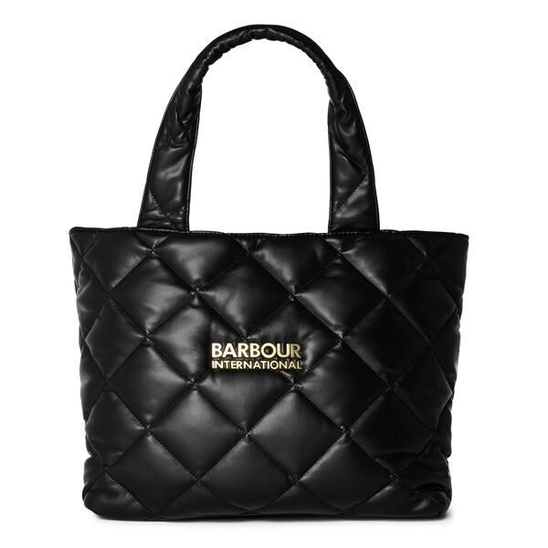 バブアー レディース バッグ Barbour International BInt SQ Battersea T Ld64 Black ブラック