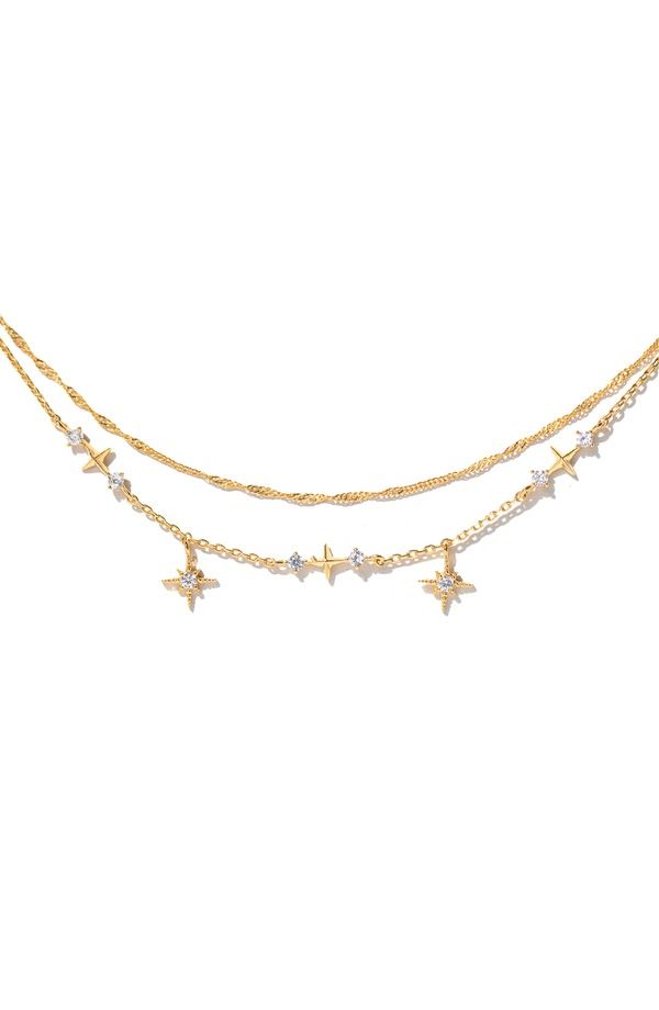 ガール ズクルー レディース アクセサリー ネックレス・チョーカー レース Girls Crewandering Stars Necklace GOLD ゴールド