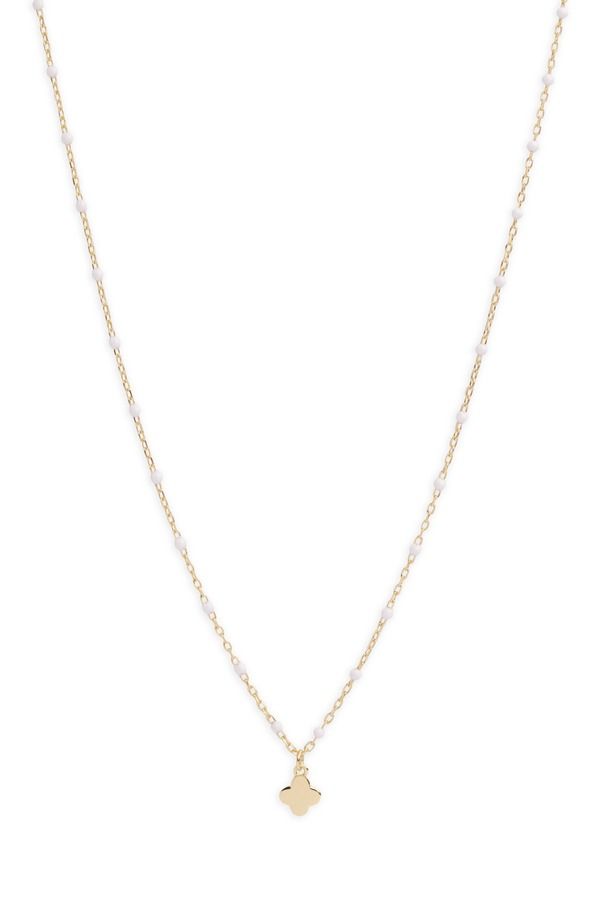 アルジェントヴィーヴォ レディース アクセサリー ネックレス・チョーカー レース Argento Vivo Sterling Silver Clover Pendant Necklace GOLD ゴ
