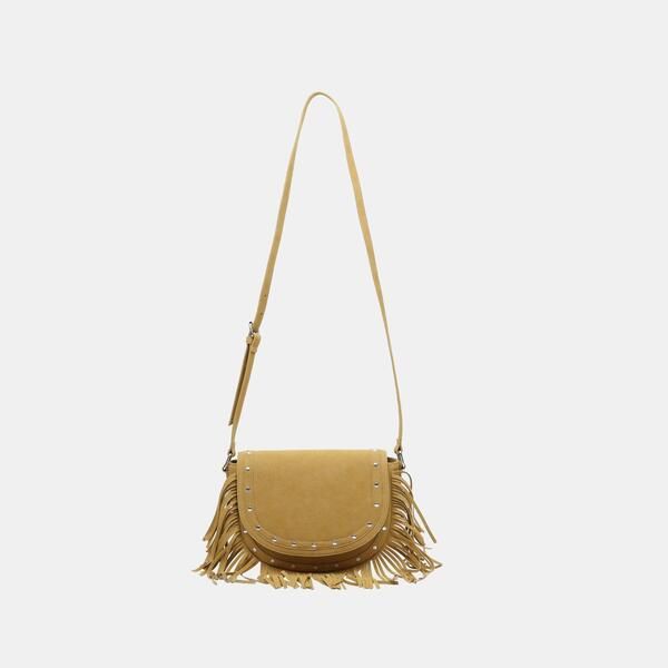 ファイヤートラップ レディース バッグ スエード Firetrap Womensuede Crossbody Bag Camel キャメル