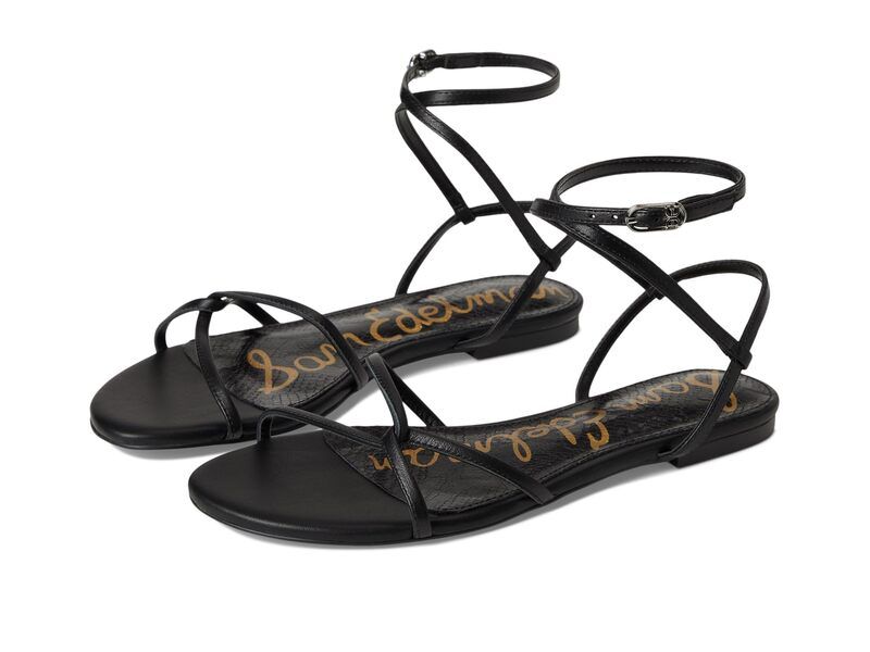 サムエデルマン レディース シューズ サンダル Sam Edelman Ellina Black Satin ブラック